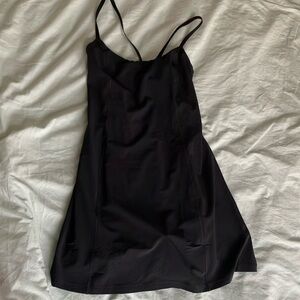 Aerie Black Athletic Dress